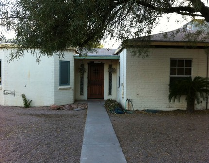 Before stucco and paint